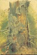 Ivan Shishkin Bark on Dried Up Tree oil on canvas